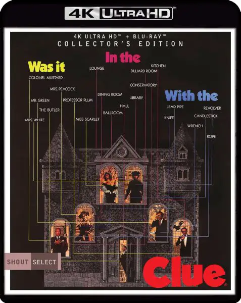 Clue 1985 4k Blu-ray