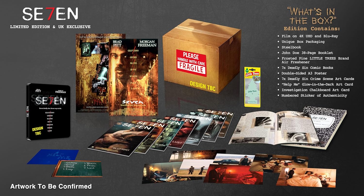 Se7en 4k UHD Whats in the Box Special Edition open TBC