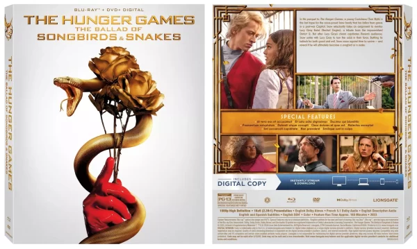 The Hunger Games: The Ballad of Songbirds and Snakes Blu-ray Target Exclusive