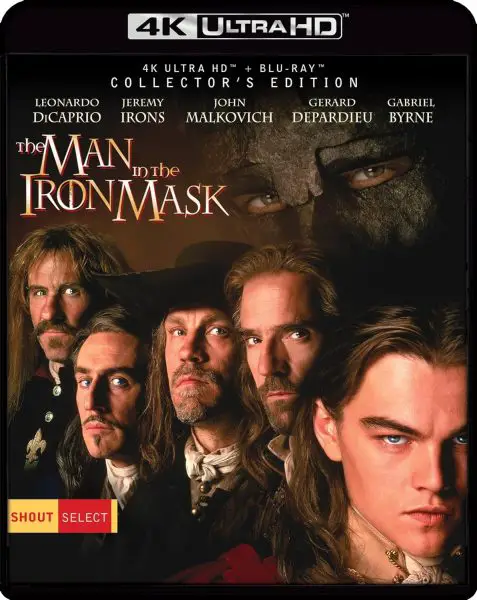 The Man in the Iron Mask 4k UHD Collectors Edition Shout Select