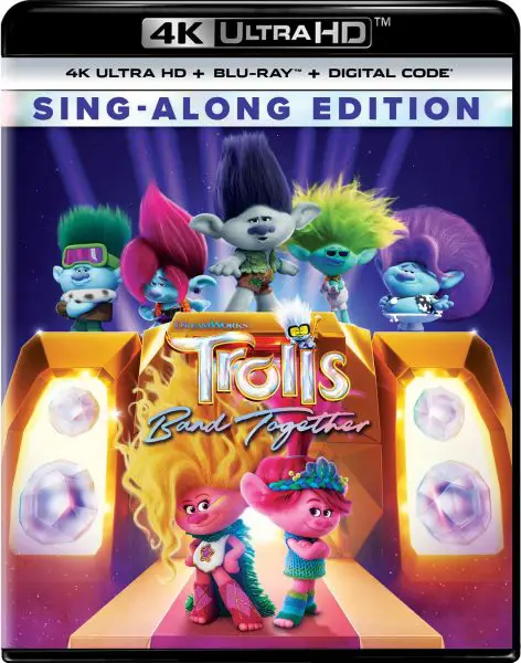Trolls Band Together Sing Along 4k UHD Blu-ray