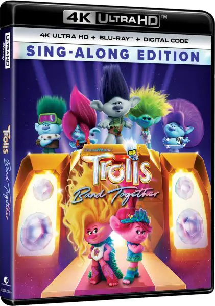 Trolls Band Together Sing Along 4k UHD Blu-ray angle