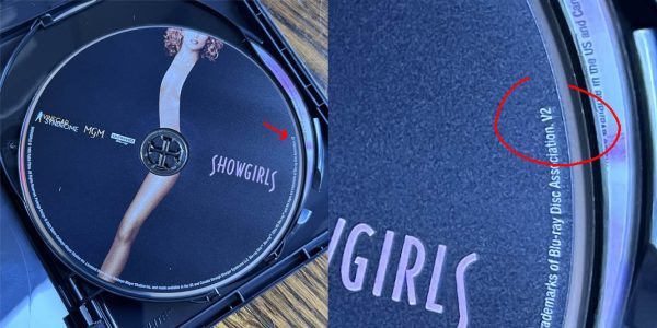 Showgirls (1995) 4k Blu-ray corrected disc