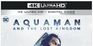 Aquaman and the Lost Kingdom 4k Blu-ray