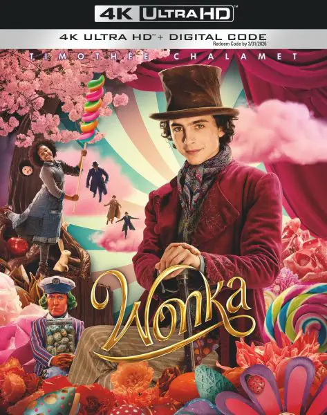 Wonka 4k Blu-ray Digital