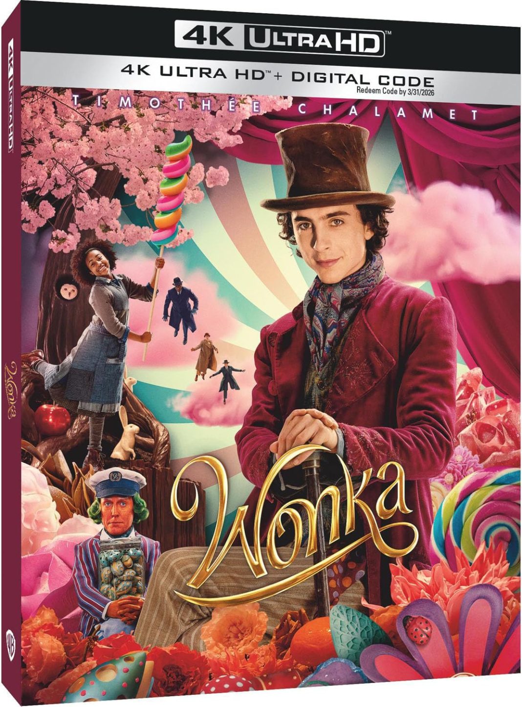 Wonka Bluray, 4k Bluray, Digital & DVD Release Dates, Editions