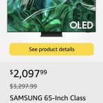 Amazon 65-inch Samsung OLED 4k TV