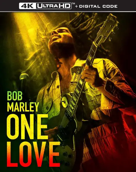 Bob Marley: One Love 4k Blu-ray