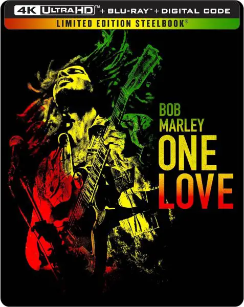Bob Marley: One Love 4k Blu-ray SteelBook