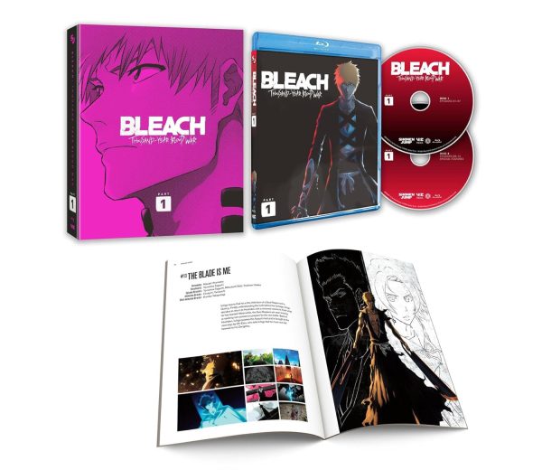 Bleach - Thousand-Year Blood War Blu-ray open plus booklet