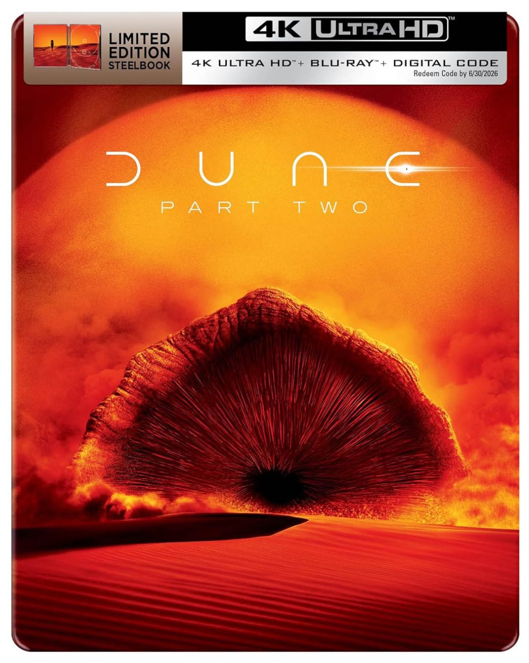 Dune: Part Two Limited Edition 4k SteelBook