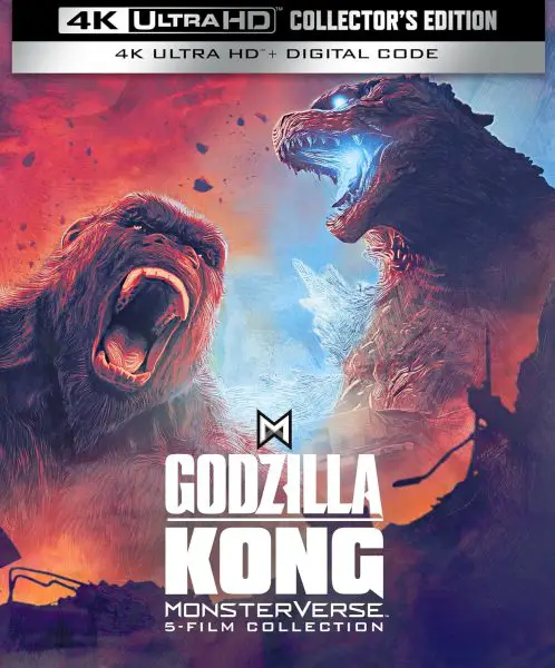 Godzilla / Kong 5-Film Monsterverse 4k UHD/Digital Collection