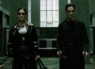 The Matrix lobby scene