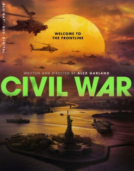 Civil War (2024) Blu-ray DVD Digital