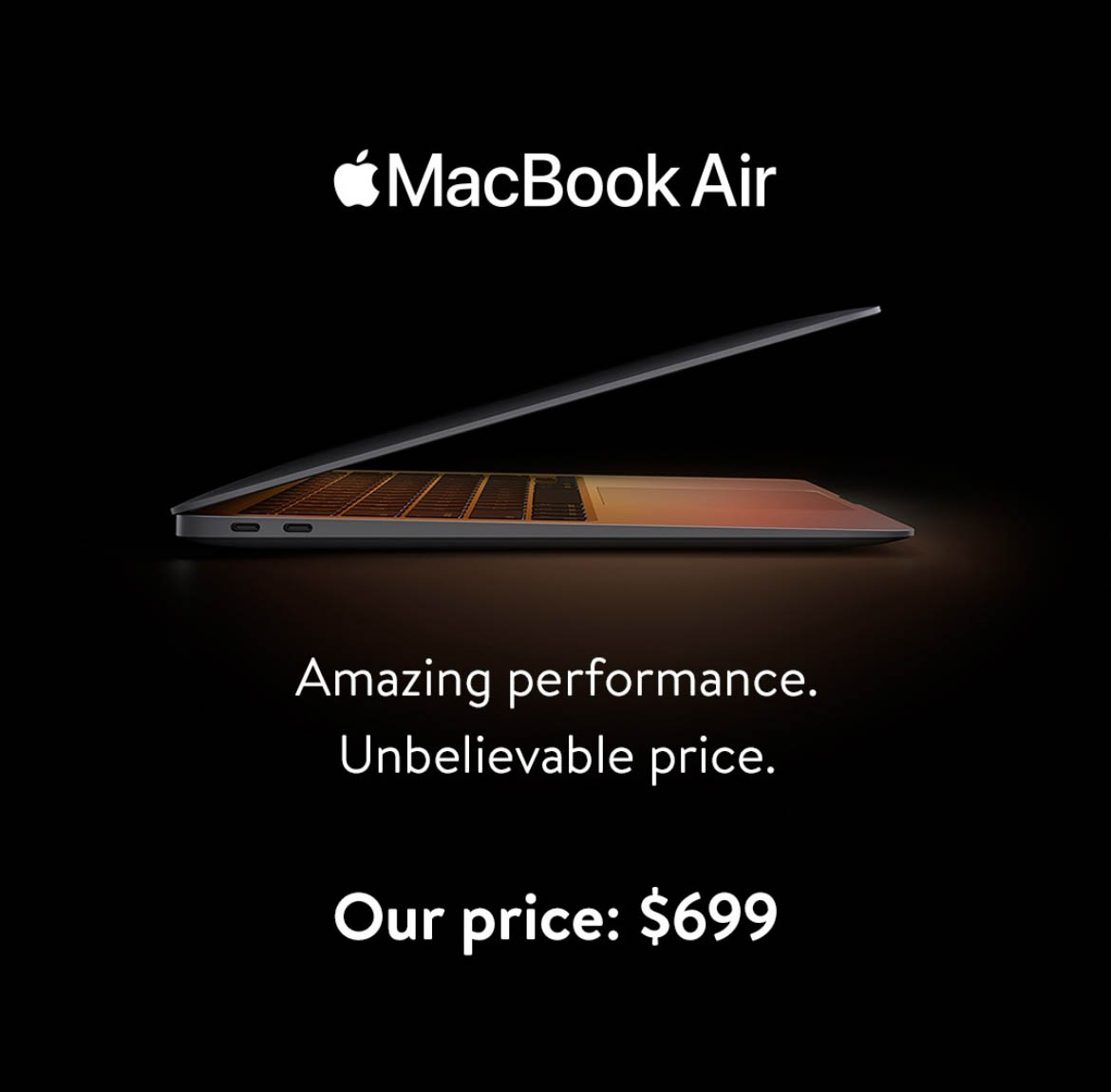 Apple MacBook Air 13.3-inch Laptop $699