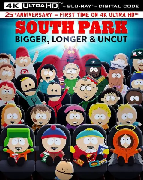 South Park- Bigger, Longer & Uncut 1999 4k Blu-ray
