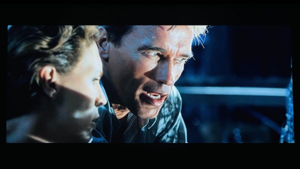 True Lies 4k Blu-ray projection screen photo