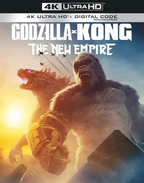 Godzilla x Kong- The New Empire 4k Blu-ray