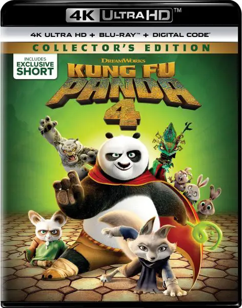 Kung Fu Panda 4 4k Blu-ray case