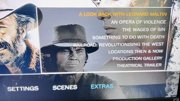 Once Upon A Time In The West Blu-ray special features