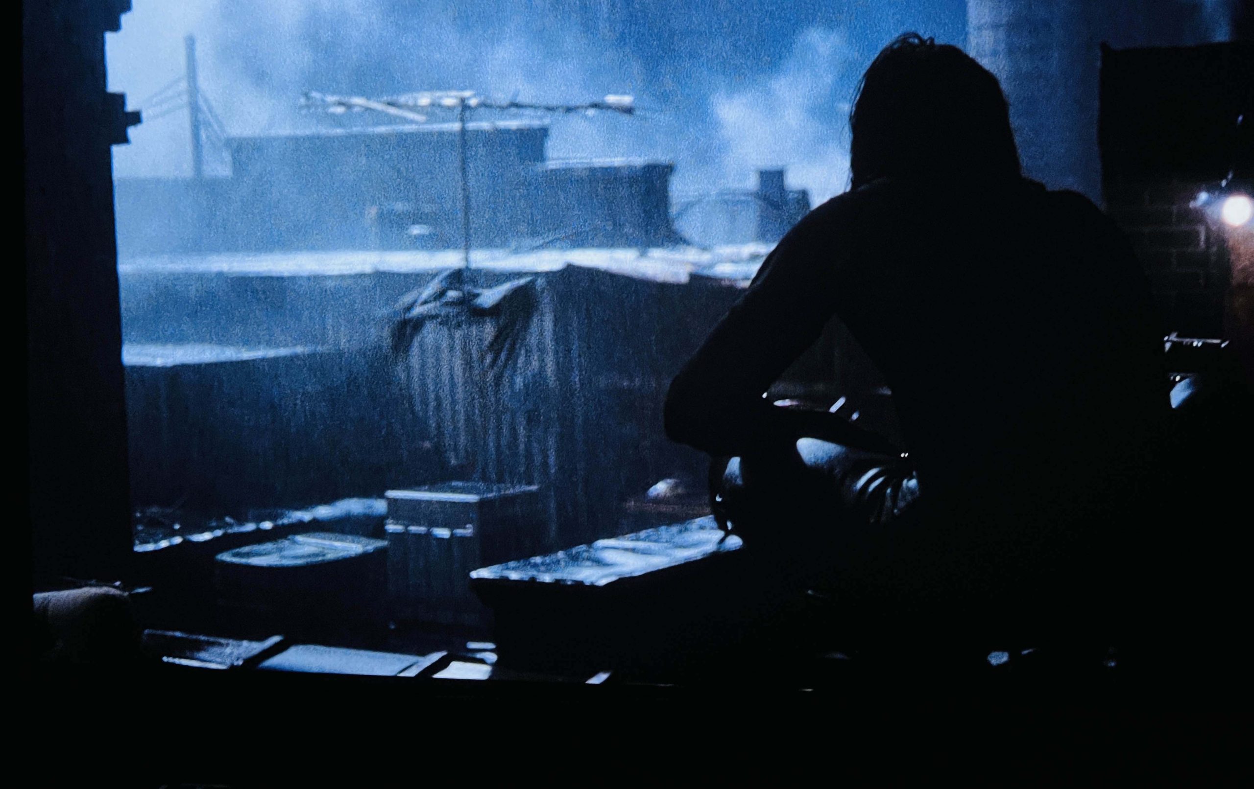 The Crow 4k Blu-ray projection screen photo