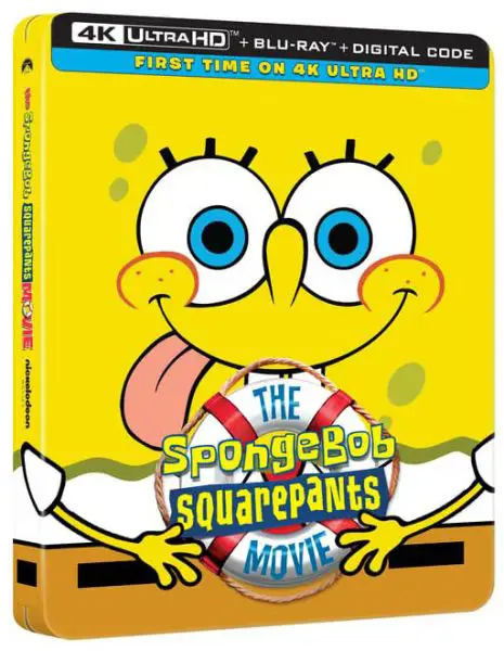 The SpongeBob SquarePants Movie 4k SteelBook