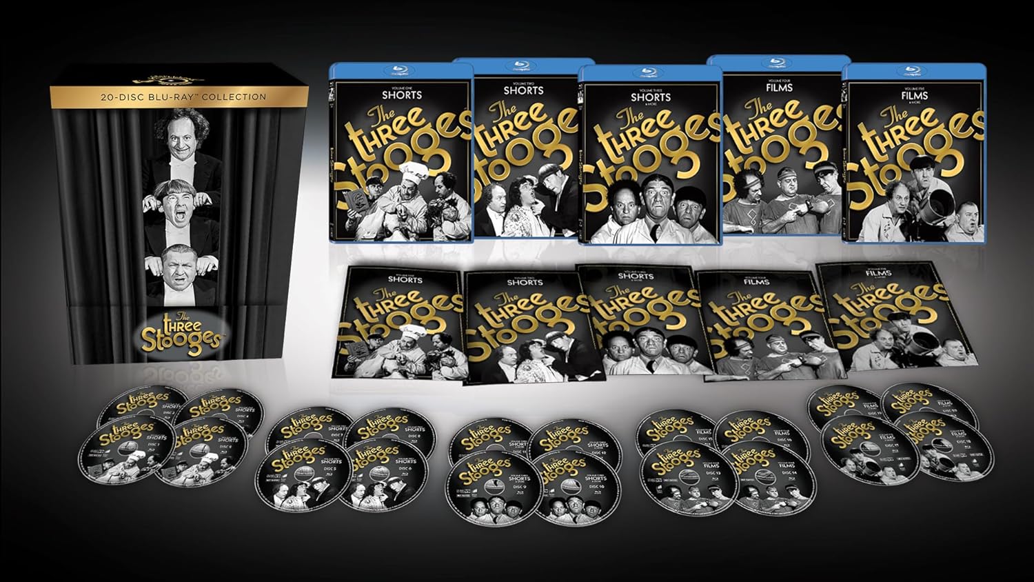 The Three Stooges 20-Disc Blu-ray Collection