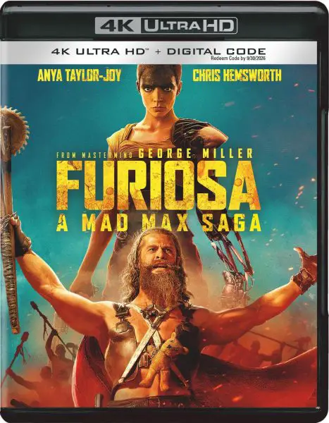 Furiosa- A Mad Max Saga 4k Blu-ray
