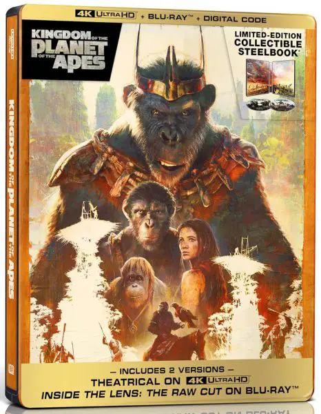 Kingdom Of The Planet Of The Apes 4k Blu-ray Collectors Edition