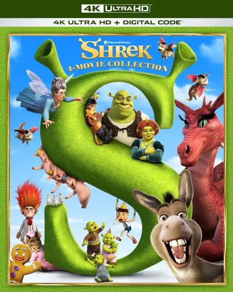 Shrek 4-Movie Collection 4k Blu-ray Digital