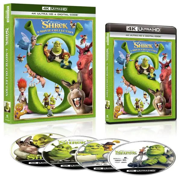 Shrek 4-Movie Collection 4k Blu-ray Digital open