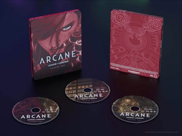 Arcane- League Of Legends - Season One Limited Edition Blu-ray SteelBook open