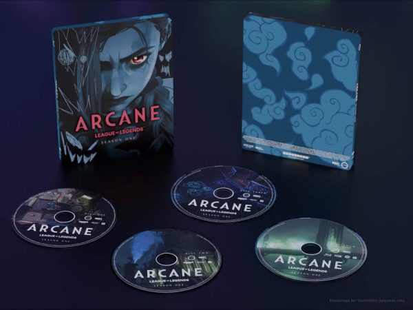 Arcane- League Of Legends - Season One Limited Edition Steelbook 4k UHD open