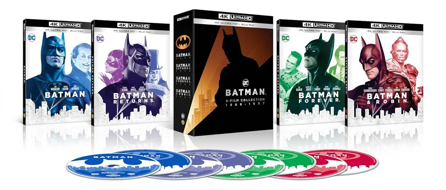 Batman 4K Film Collection open 