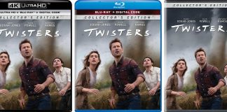 Twisters 2024 4k Blu-ray DVD editions