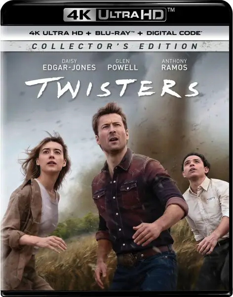 Twisters 2024 4k Blu-ray Digital Collectors Edition