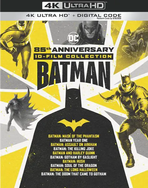 Batman 85th Anniversary Collection 4k Blu-ray