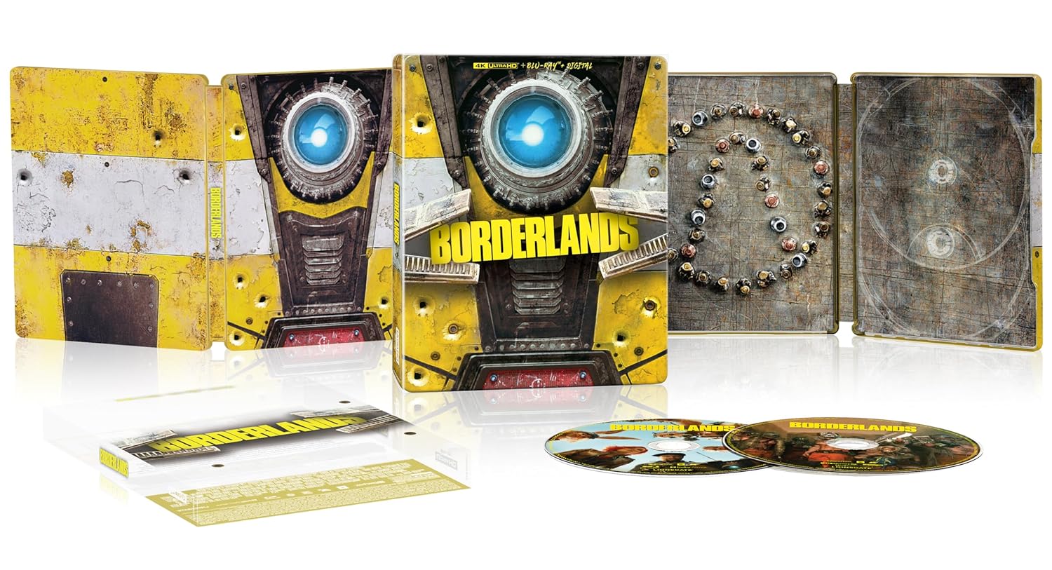 Borderlands Amazon Exclusive 4k SteelBook open