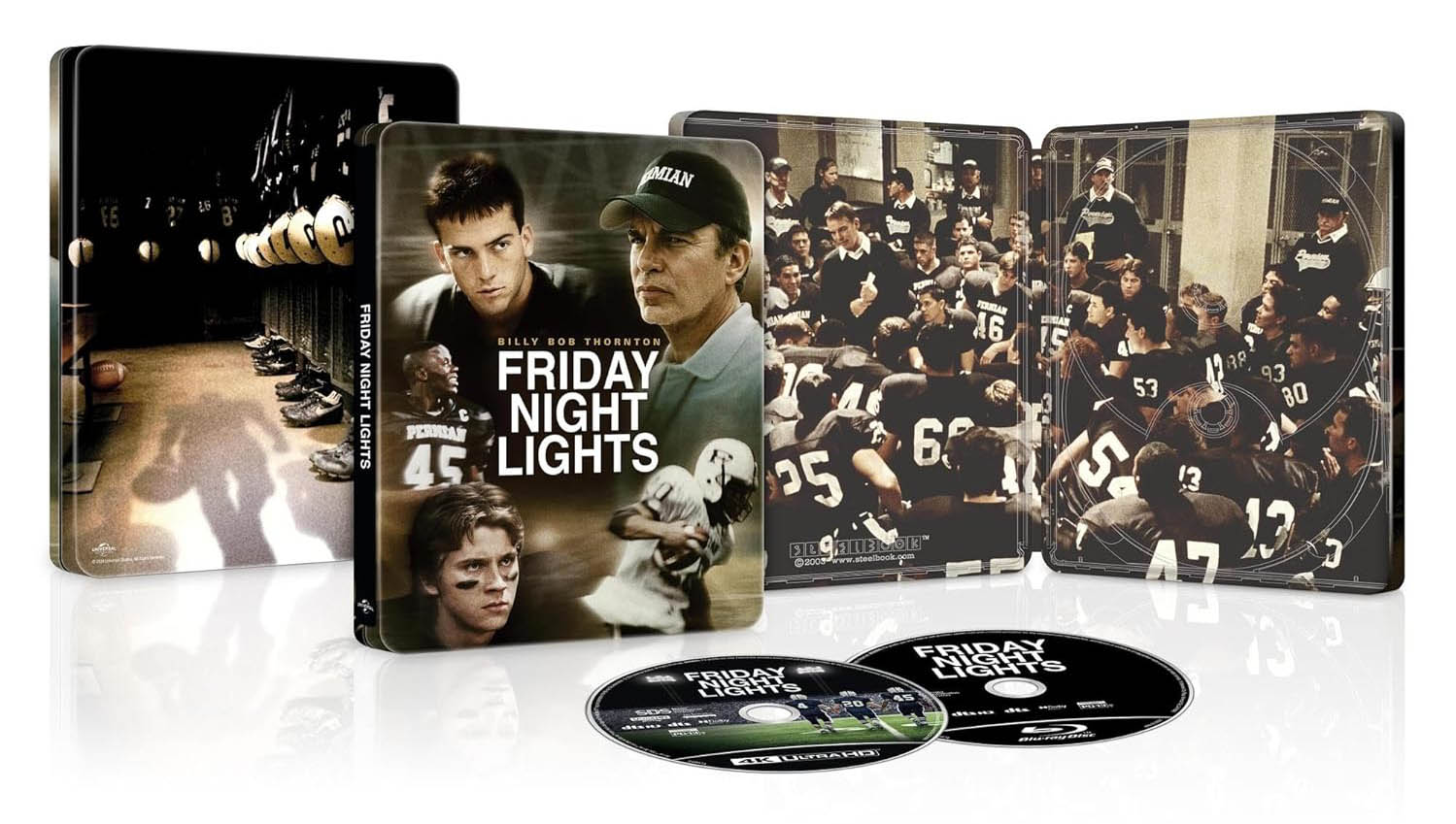 Friday Night Lights (2004) 4k UHD Blu-ray SteelBook open