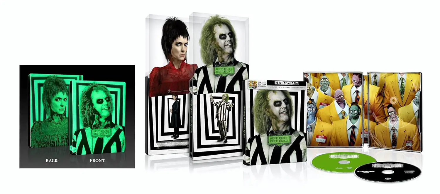 Beetlejuice Beetlejuice - Limited Edition Steelbook open b