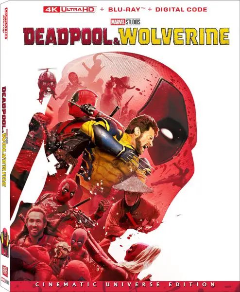 Deadpool & Wolverine 4k Blu-ray Blu-ray Digital CUE