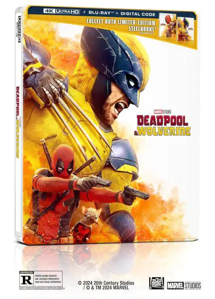 Deadpool & Wolverine 4k Blu-ray W SteelBook