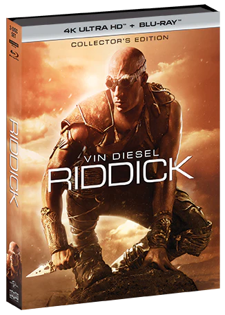 Riddick (2013) 4k Blu-ray/Blu-ray Collector's Edition from Shout! Studios