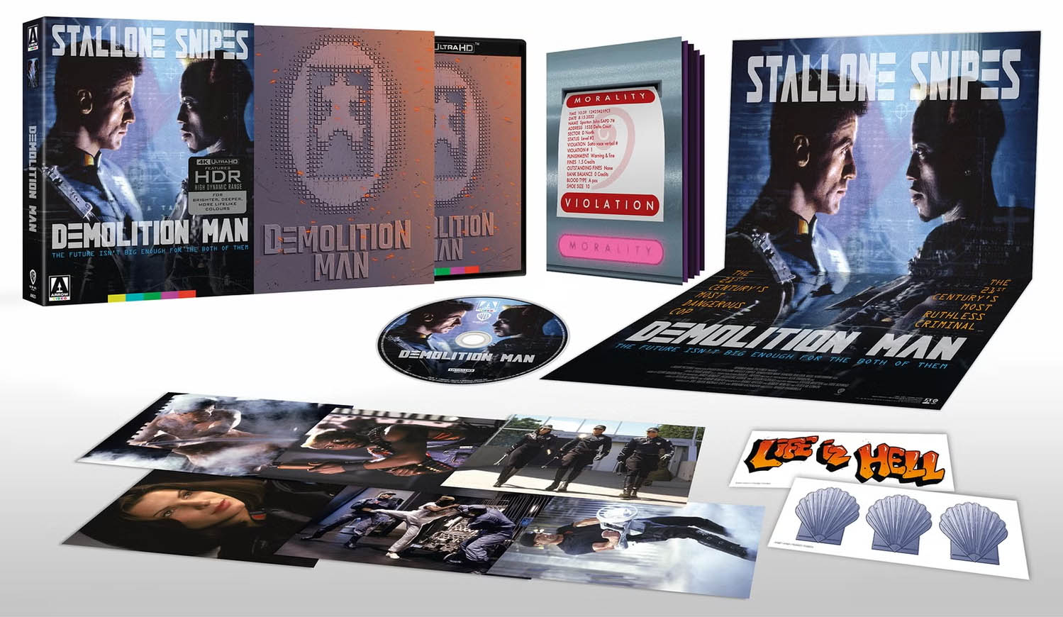 Demolition Man 4k UHD Limited Edition open