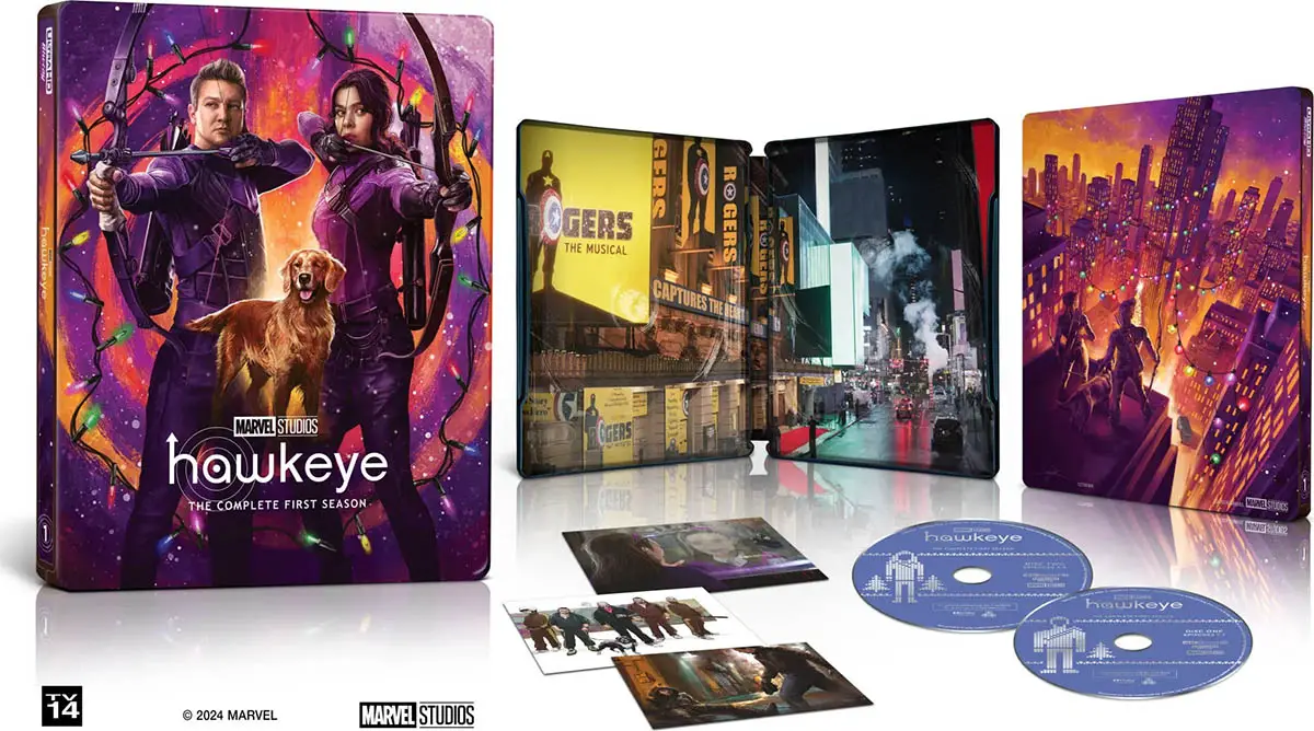 Hawkeye 4k SteelBook open