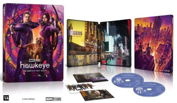 Hawkeye 4k SteelBook open