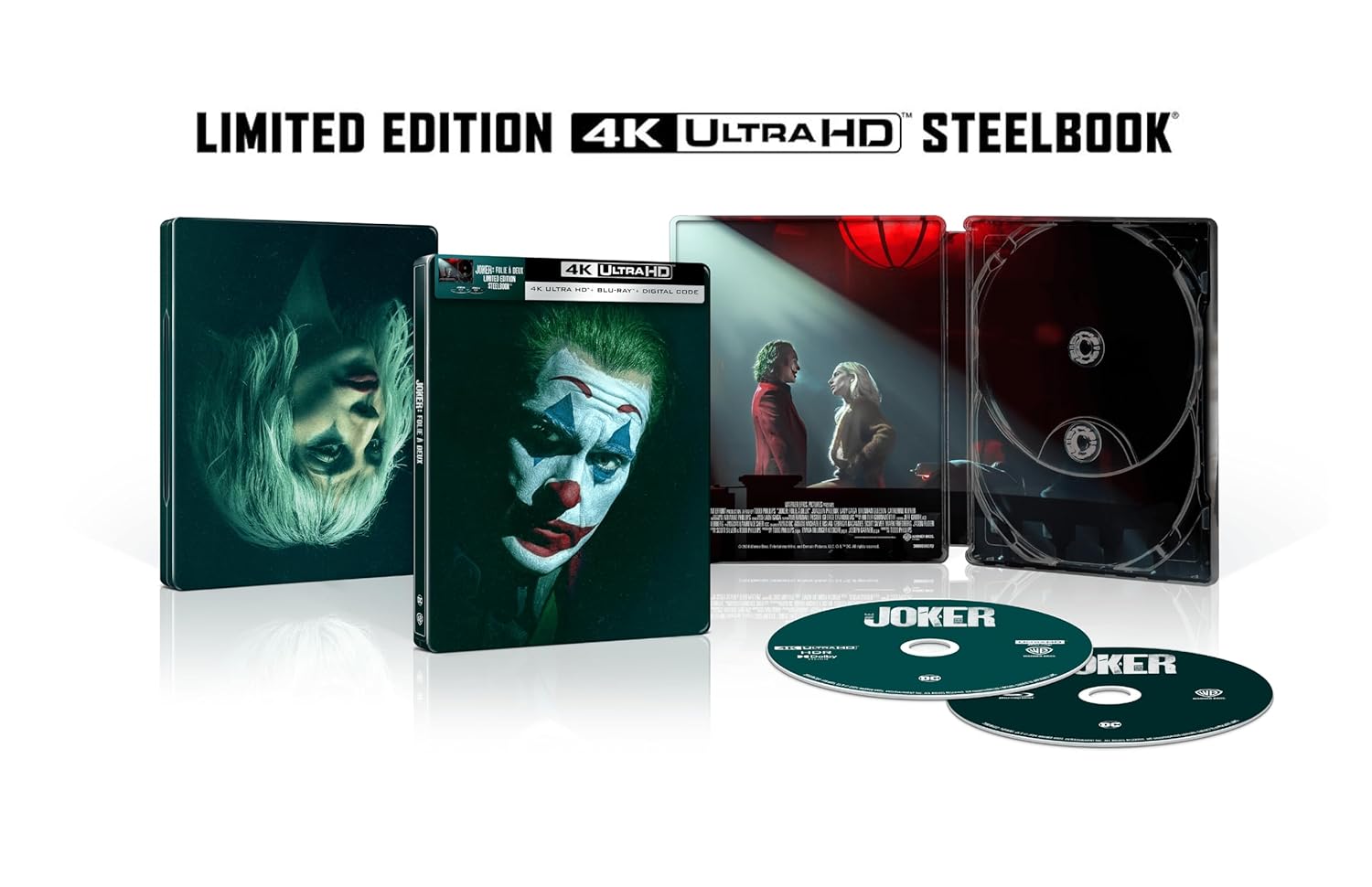 Joker- Folie à Deux 4k SteelBook open