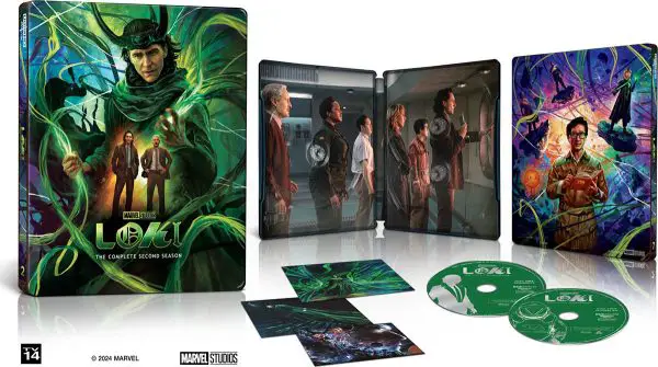 Loki Season 2 4k SteelBook open