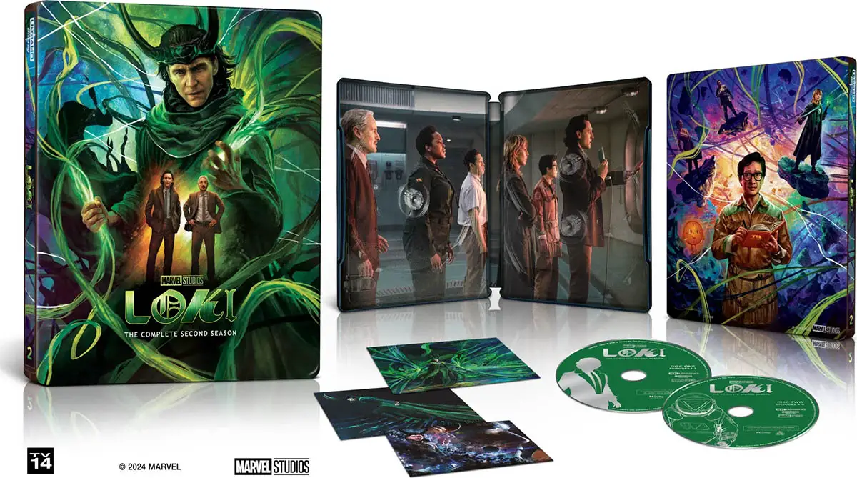 Loki Season 2 4k SteelBook open