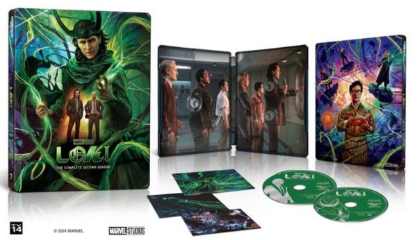 Loki Season 2 4k SteelBook open